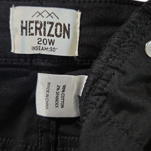 Herizon Black Stretch Straight-Leg Pants – Women’s 20W / 30 Inseam‎ (NWOT) - Picture 4 of 4